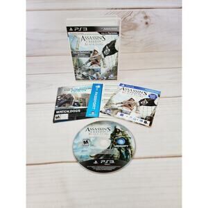 Assassin's Creed IV Black Flag PlayStation 3 PS3 Complete w/ Inserts CIB Tested